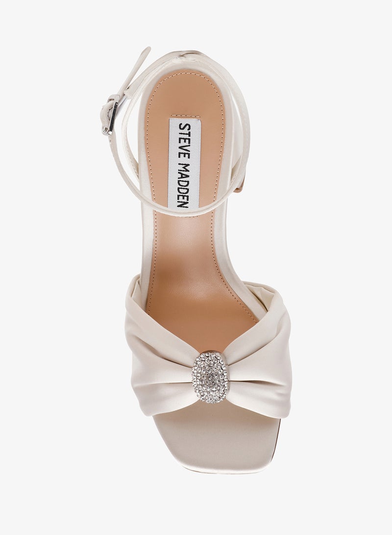 STEVE MADDEN Nappa Leather Buckle Ornament  Sandals - Image 4